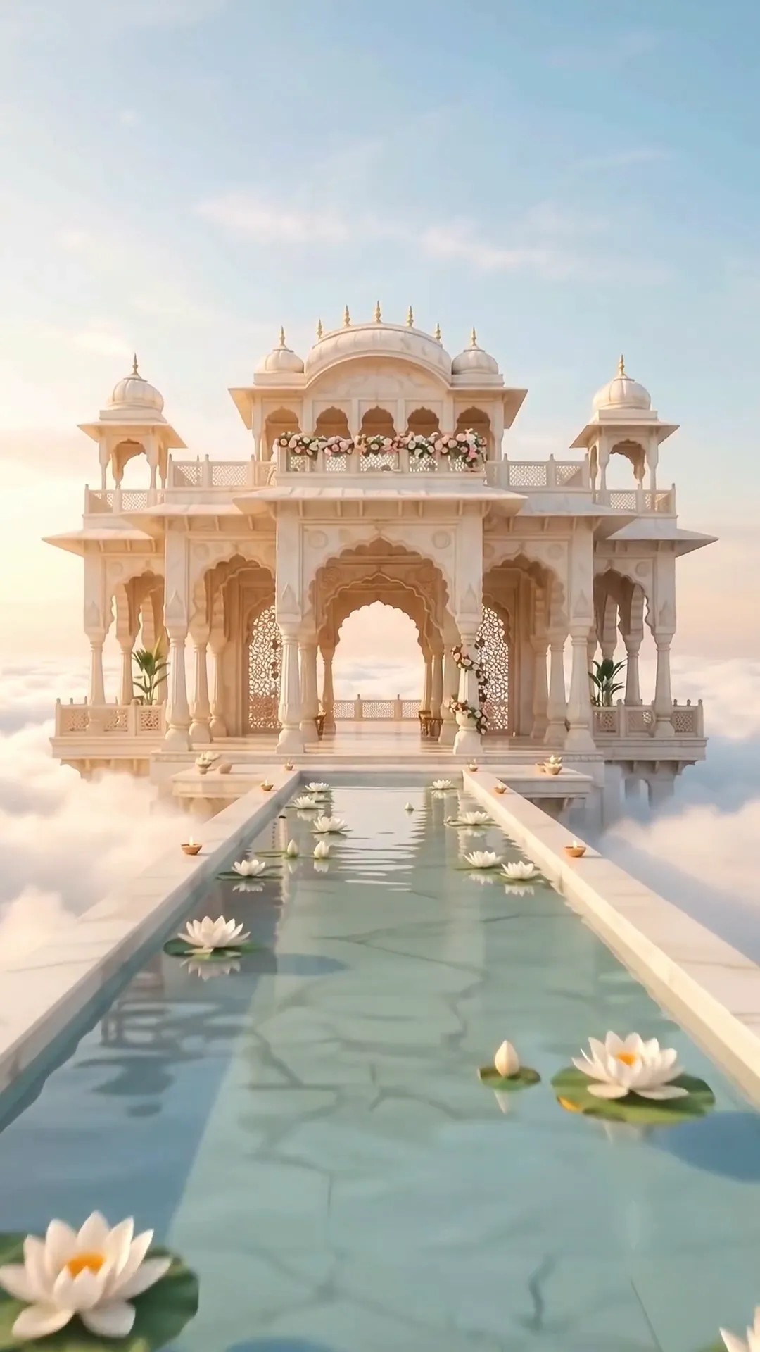 Wedding Courtyard Mandap Backdrop